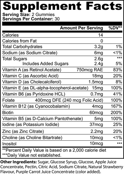 Bella Nova Multivitamin Bear Gummies (Adult)